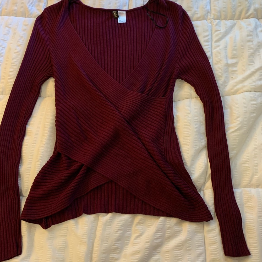 Long sleep wrap shirt